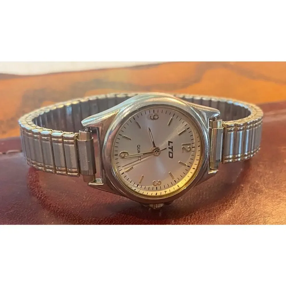 Women's Two Tone LTD 25mm Watch, Quartz, Expanding Band